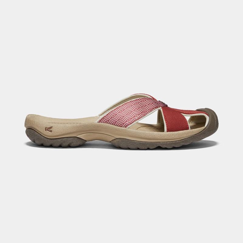 Keen Bali Beach Closed-toe Womens Sandals Red Clearance (9246-WHZCA)